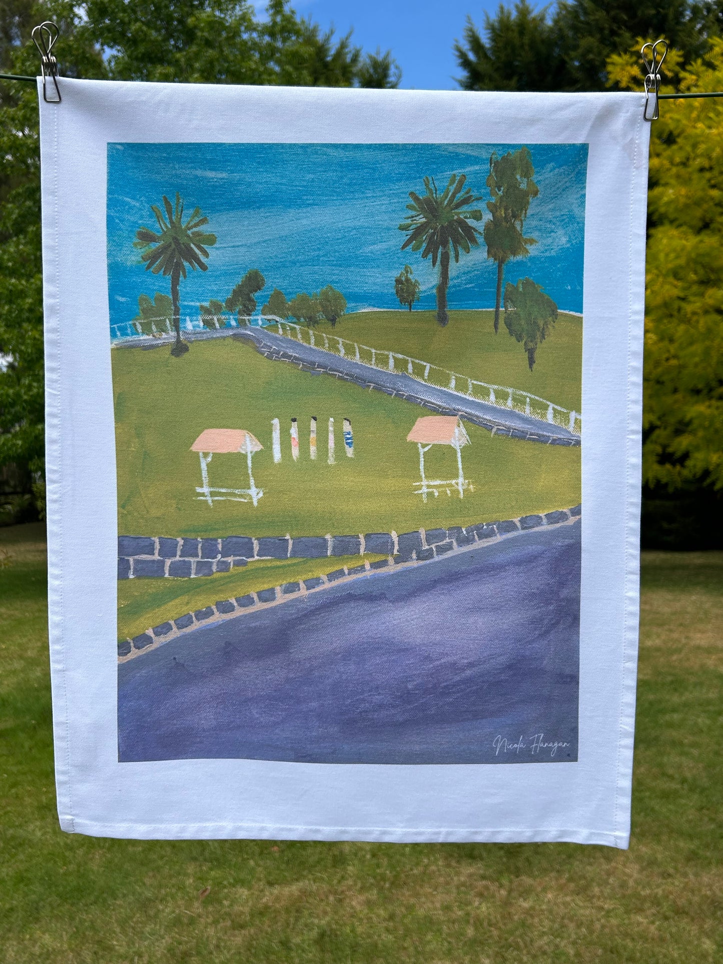 The Waterfront Tea Towel